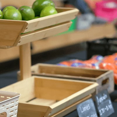 fresh produce on a table