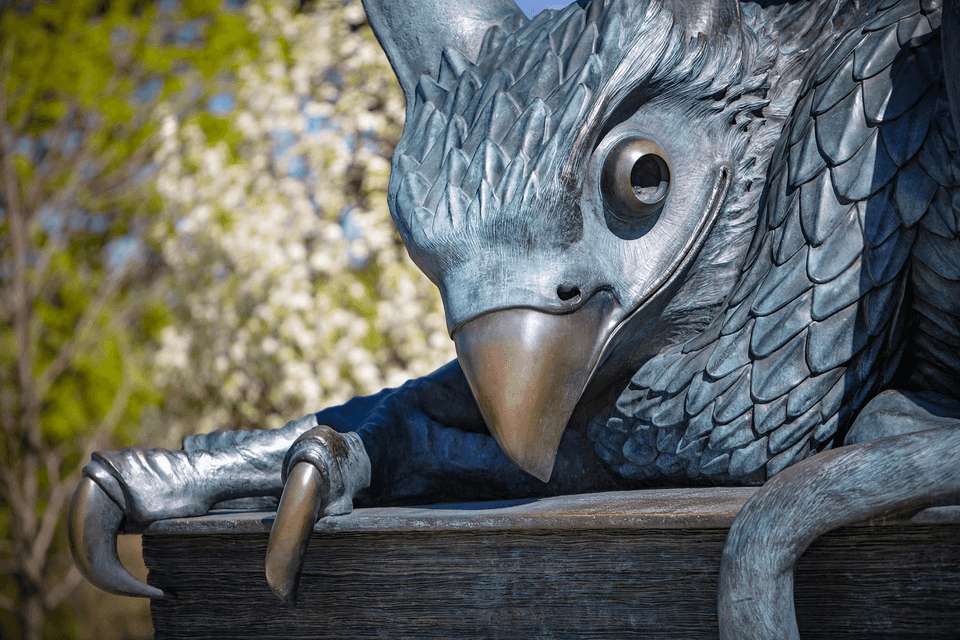U of G Gryphon statue