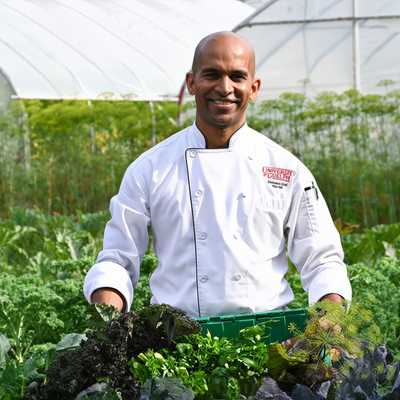 university-of-guelph-chef-harvesting-garden