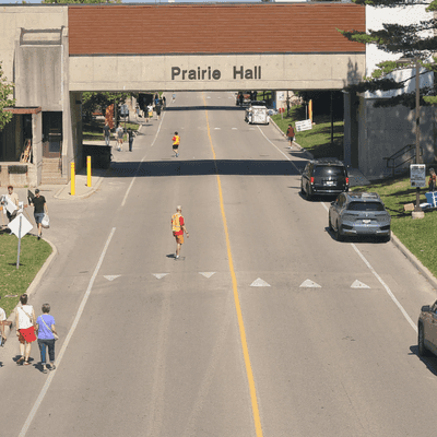 Move in day in Prairie Hall